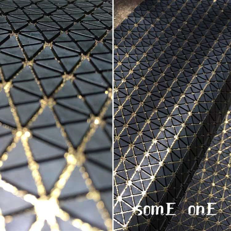 3D Printing On Fabric - Tessuto in pelle PVC struttura granulare