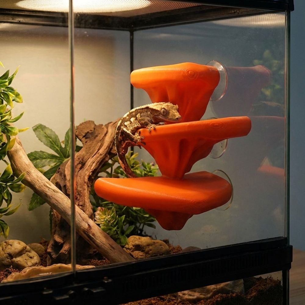3D Printing Lizard - Piattaforma per arrampicata per animali domestici