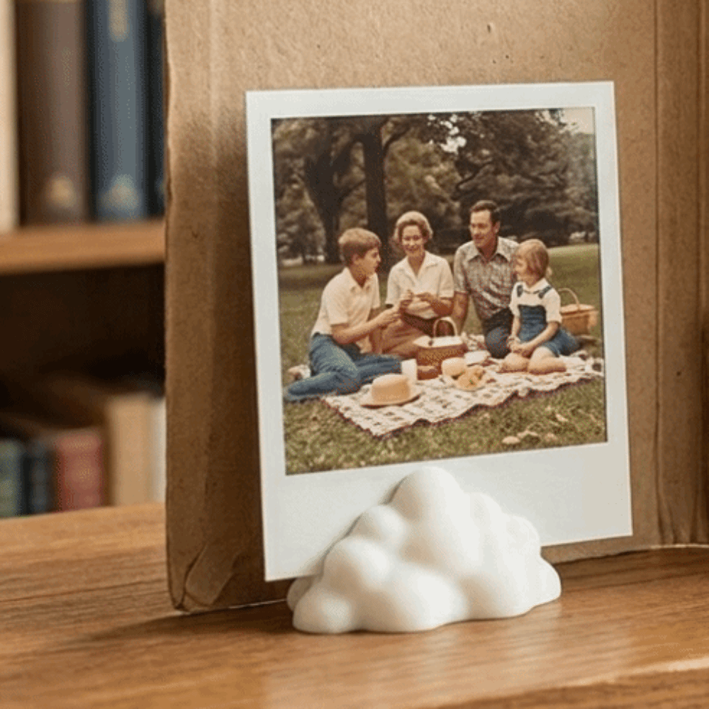 3D Printing Card - 6 Portafoto a Forma di Nuvola