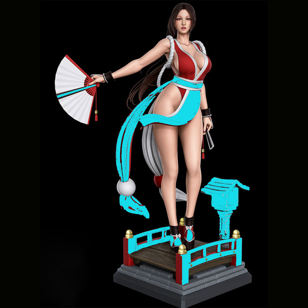 3D Printing Construction - Statua in Resina di Ragazza Sexy