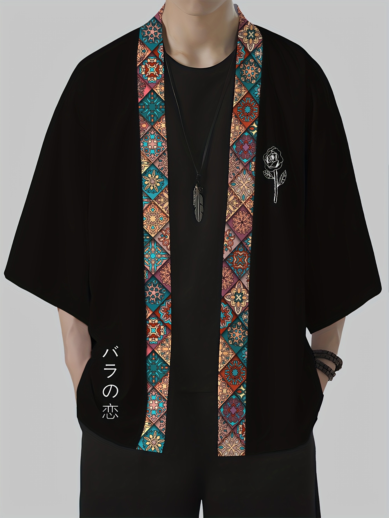 3D Printing Design - Kimono da uomo estivo 2026 con