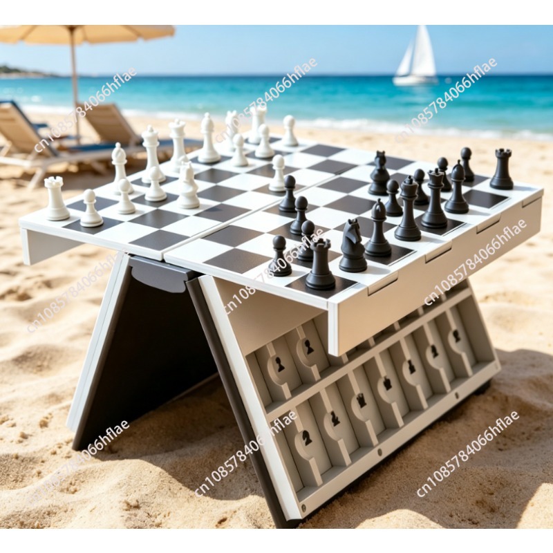 3D Printing Chess - Nuovo Libro di Scacchi Magnetico Pieghevole