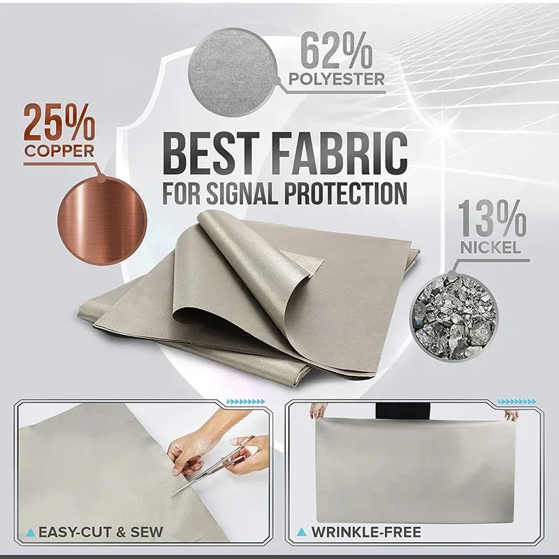 3D Printing On Fabric - Tessuto Faraday per protezione ad alta