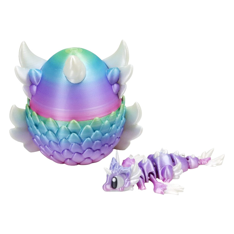 3D Printing Egg - Set di giocattoli con figure di
