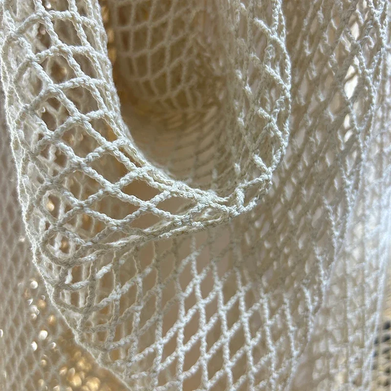 3D Printing On Fabric - Rete da pesca tessuto cotone lino