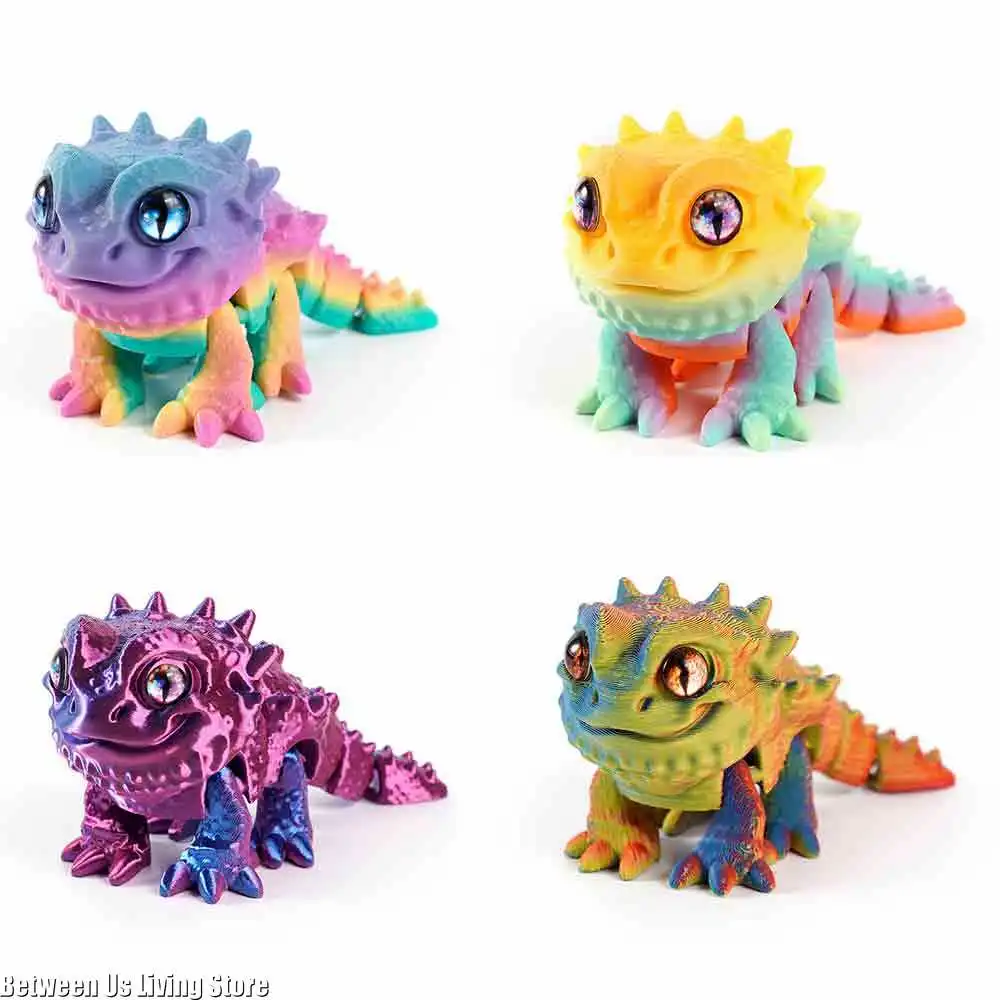 3D Printing Lizard - Modello giocattolo con stampa 3D Criniera