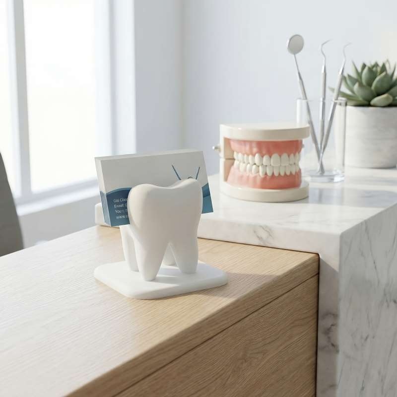 3D Printing Card - Espositore da scrivania a forma di