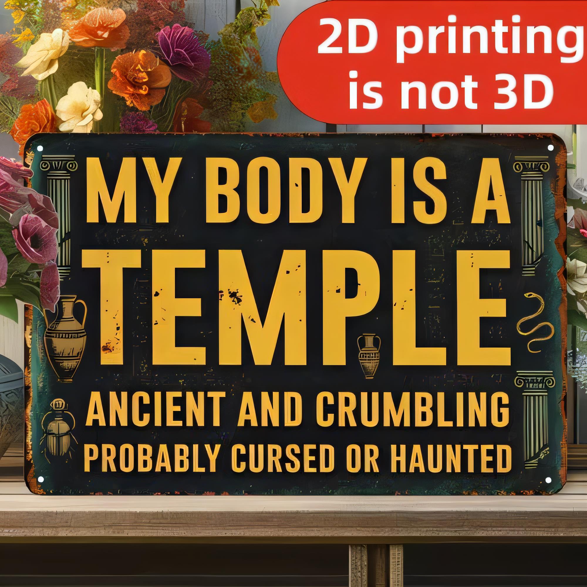 3D Printing Quotes - Targa in metallo per decorazione da