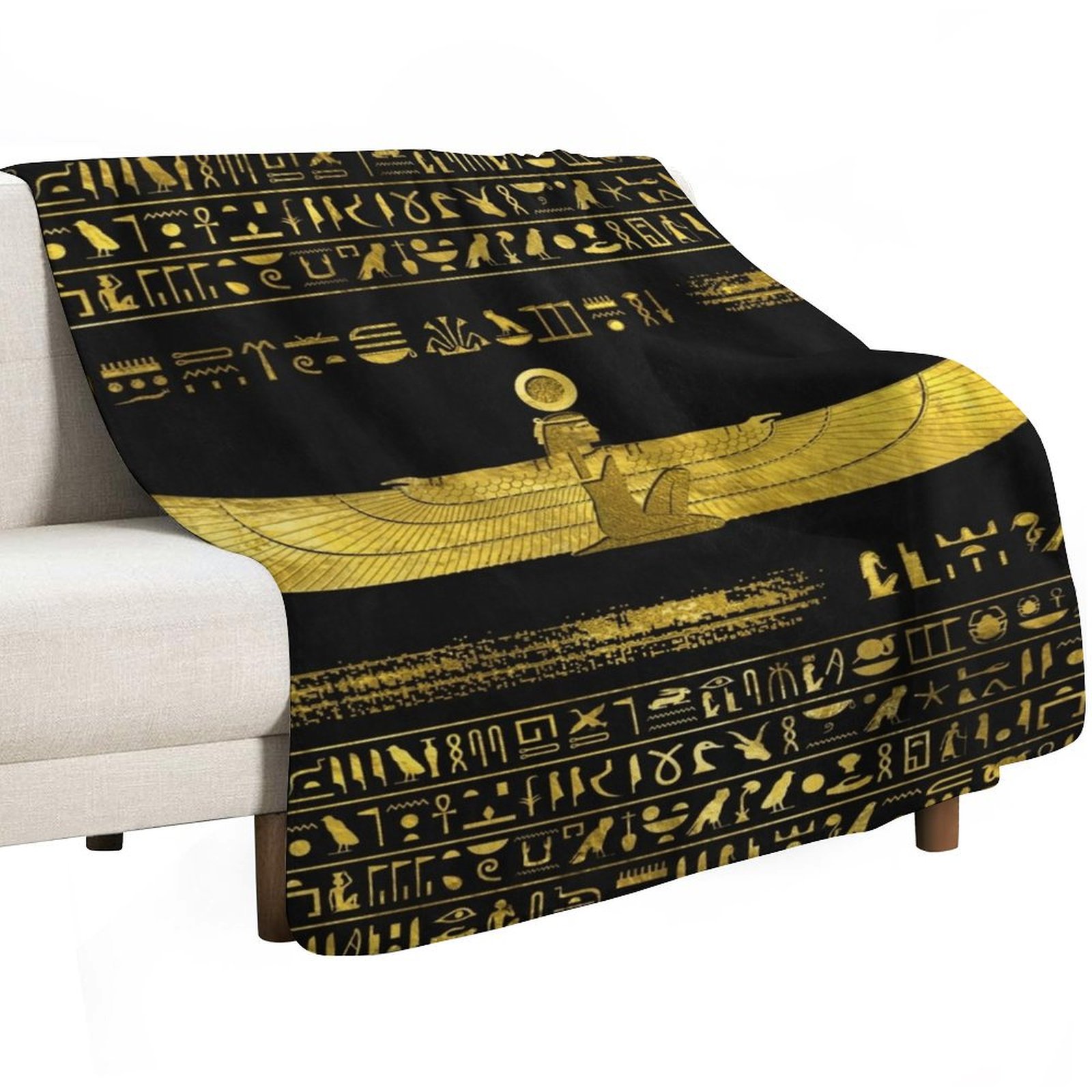 Ornamento dorato del dio egizi - 3D Printing On Fabric recensione e prezzo