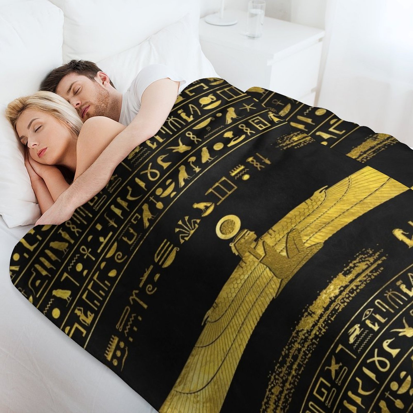 Ornamento dorato del dio egizi - 3D Printing On Fabric recensione e prezzo