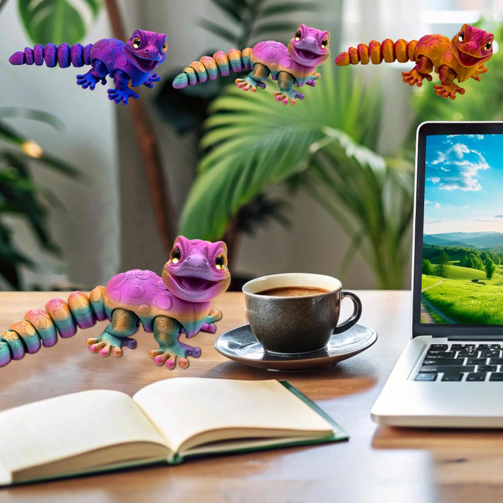 Stampato in 3D Geco Figurina L - 3D Printing Lizard recensione e prezzo