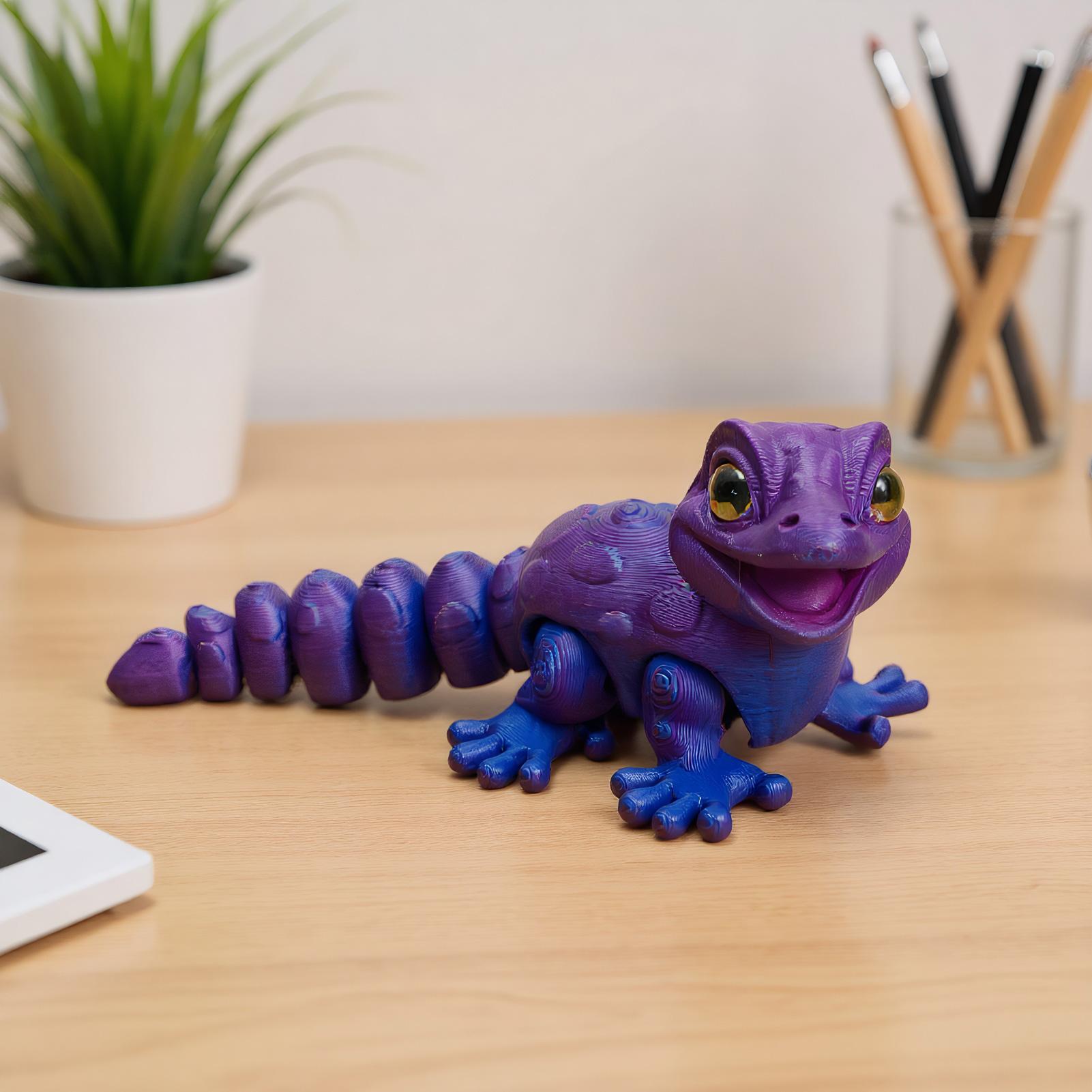 Stampato in 3D Geco Figurina L - 3D Printing Lizard recensione e prezzo