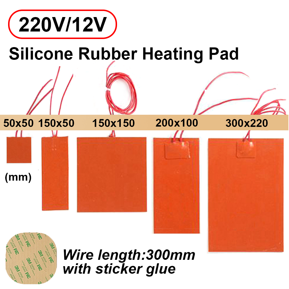 12V 220V Gomma di Silicone Ris - 3D Printing Guide recensione e prezzo