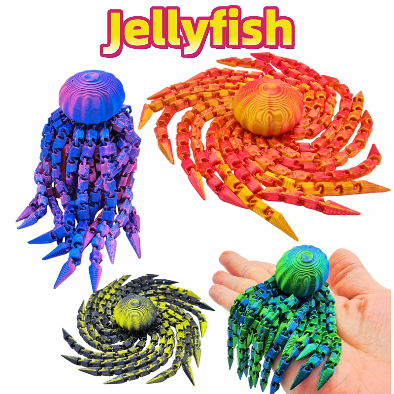 Modello di medusa da 3/5 pezzi - 3D Printing Lizard recensione e prezzo