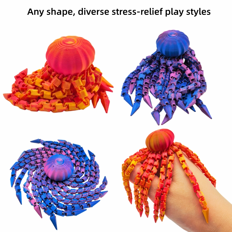 Modello di medusa da 3/5 pezzi - 3D Printing Lizard recensione e prezzo