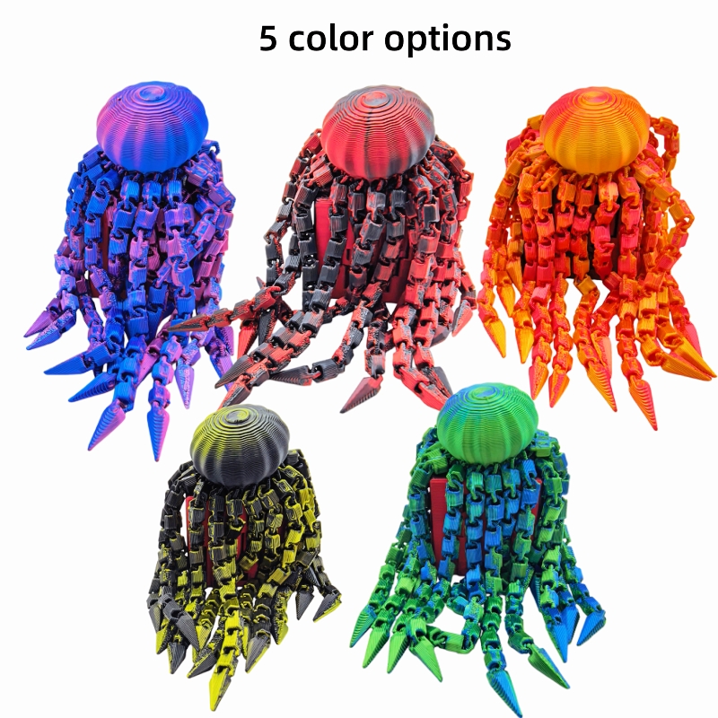 Modello di medusa da 3/5 pezzi - 3D Printing Lizard recensione e prezzo