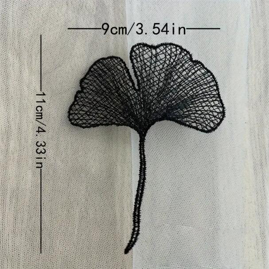 5 pezzi di pizzo bianco e nero - 3D Printing On Fabric recensione e prezzo