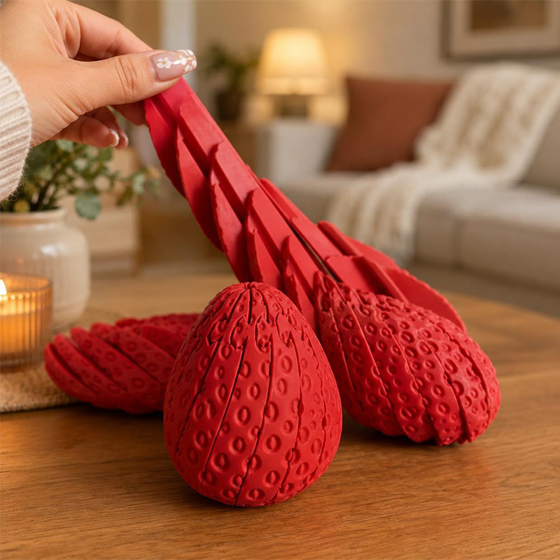 Uovo a forma di fragola intrec - 3D Printing Egg recensione e prezzo