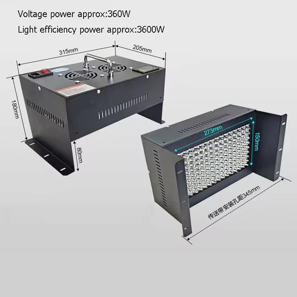 3600W 405nm UV LED Lampada pol - Resin Curing Station recensione e prezzo