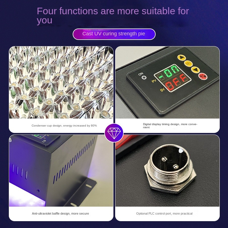 3600W 405nm UV LED Lampada pol - Resin Curing Station recensione e prezzo