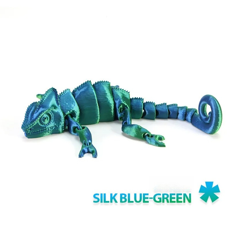 Moda 3D stampato drago camaleo - 3D Printing Lizard recensione e prezzo