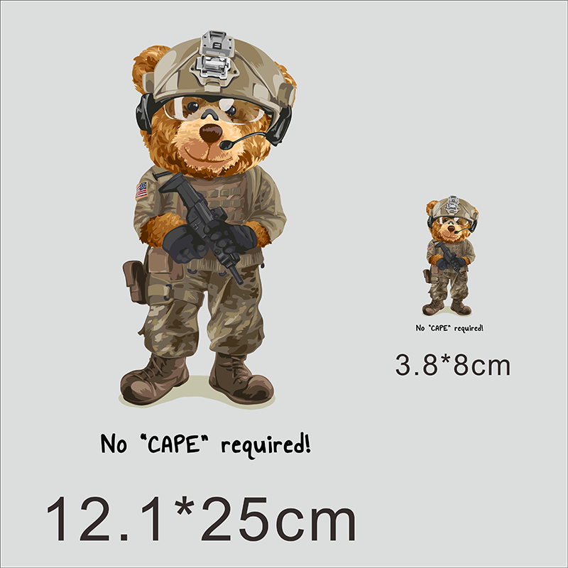 Cartoon Bear Trend Iron Sticke - 3D Printing On Fabric recensione e prezzo