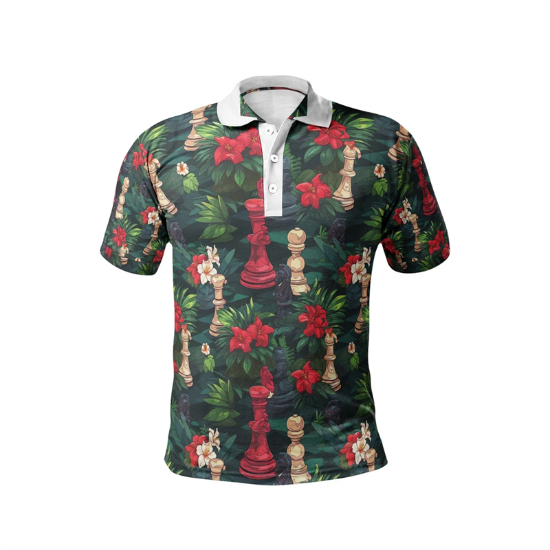 Chess King 3D Print Polo Shirt - 3D Printing Chess recensione e prezzo