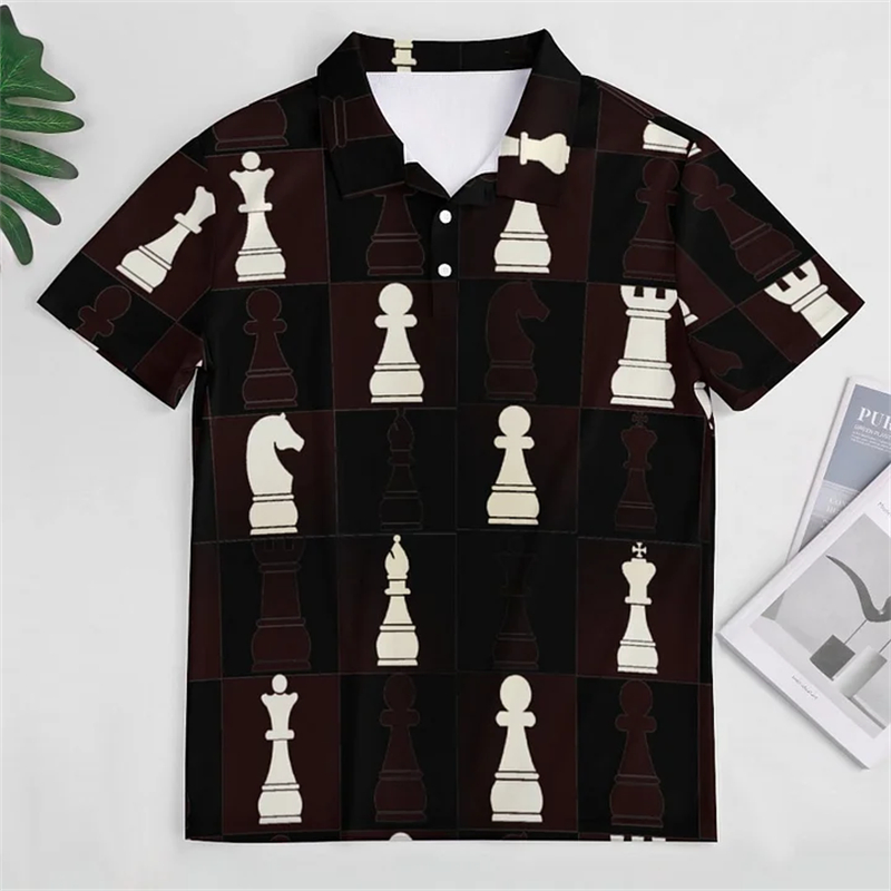 Chess King 3D Print Polo Shirt - 3D Printing Chess recensione e prezzo