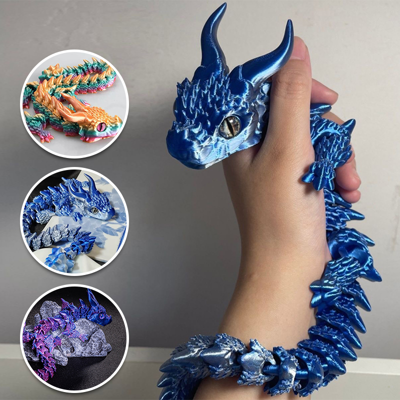 Drago Magico Stampato in 3D co - 3D Printing Lizard recensione e prezzo