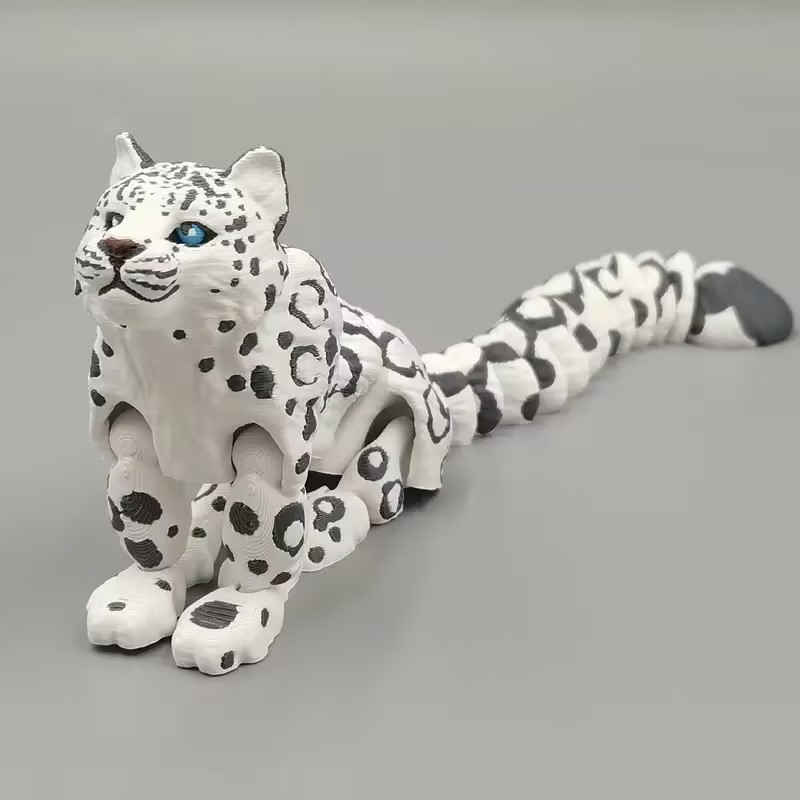 Modello di leopardo delle nevi - 3D Printing Lizard recensione e prezzo